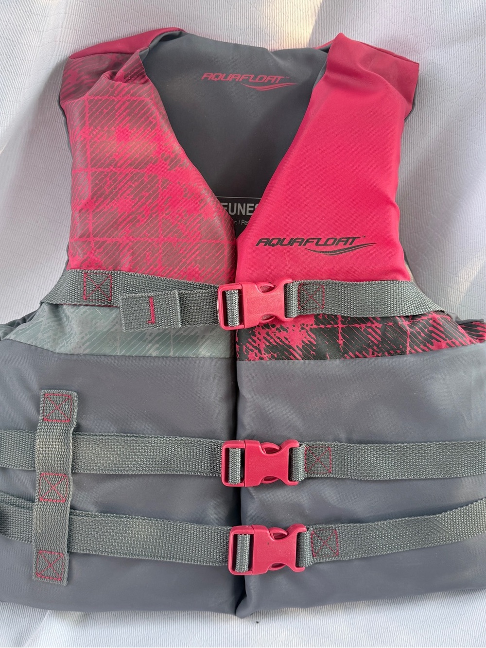 AquaFloat Youth Life Jacket Vest 55-88 lbs USCG TC Approved Like New